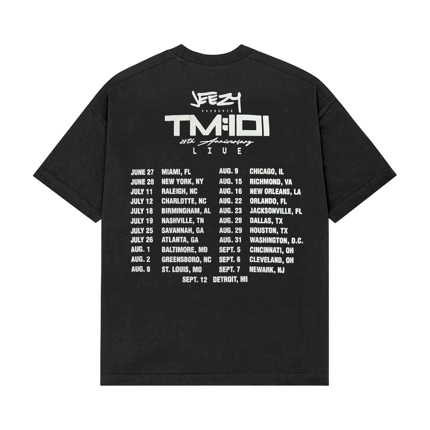 TM 101 Tour Dates Tee